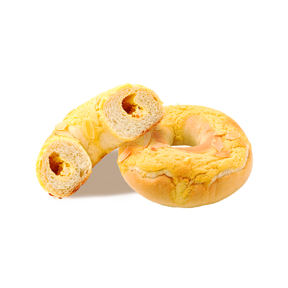 Toasted Almond Mango-Coconut Bagel Toasted Almond Mango-Coconut Bagel